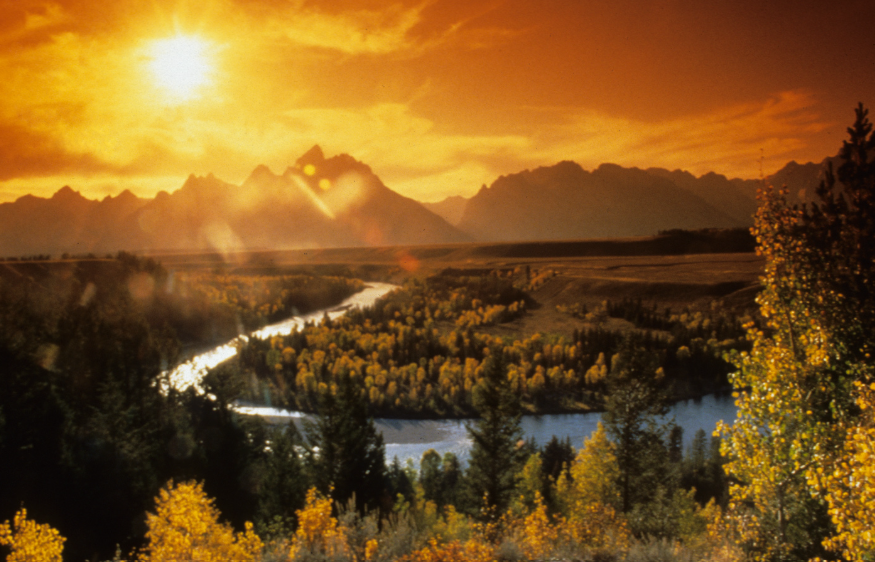 Grand Teton Sunset Snake River Wyoming